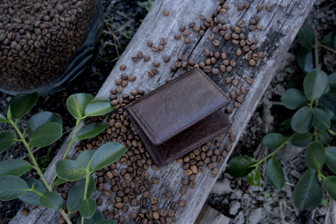 The Coffee Leather Bifold Wallet